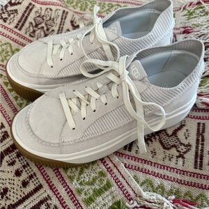 UGG White and Brown Contemporary Sneakers